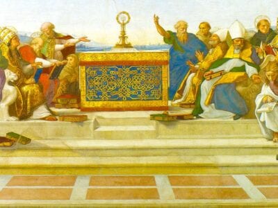 Disputation of the Holy Sacrament, by Rafael, Saint Elizabeth Ann Seton